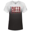 Women's V-Neck Ombre T-Shirt Thumbnail