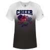 Women's V-Neck Ombre T-Shirt Thumbnail