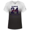 Women's V-Neck Ombre T-Shirt Thumbnail