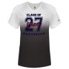 Women's V-Neck Ombre T-Shirt Thumbnail